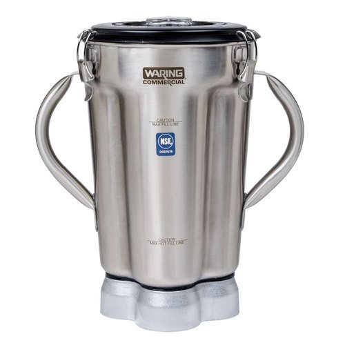 Waring Commercial CAC72 1-Gallon Stainless Steel Container - Perfect for Restaurants, Catering & Bulk Food Storage