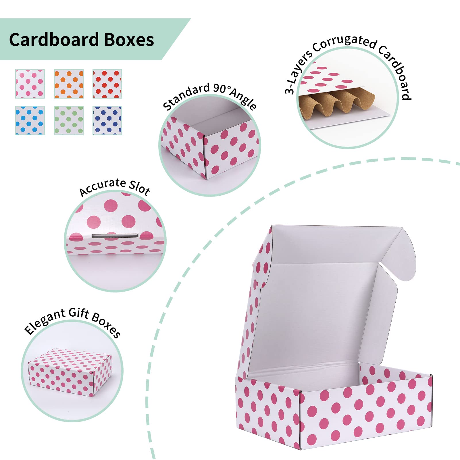 Hoikwo 18-Pack 12x9x4 Inch White Luxury Gift Boxes Bulk - Elegant Empty Gift Boxes with Lids for Mother's Day, Women's Presents & Special Occasions | Decorative Cardboard Shipping Packaging Boxes for Jewelry, Cosmetics & Party Favors