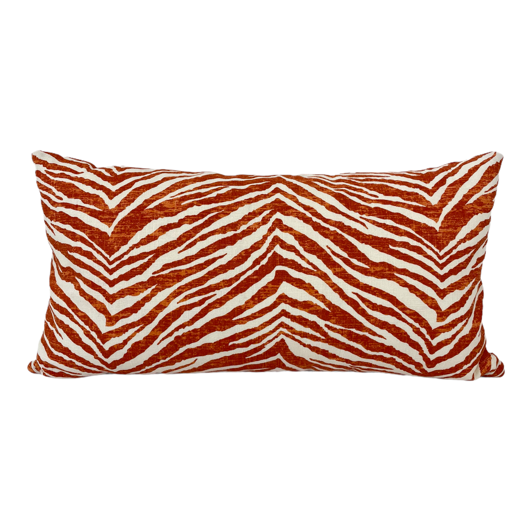 Zebby Carrot Lumbar Pillow 12x22 - Soft Support Cushion for Back Pain Relief - Perfect for Office Chairs, Car Seats & Home Decor