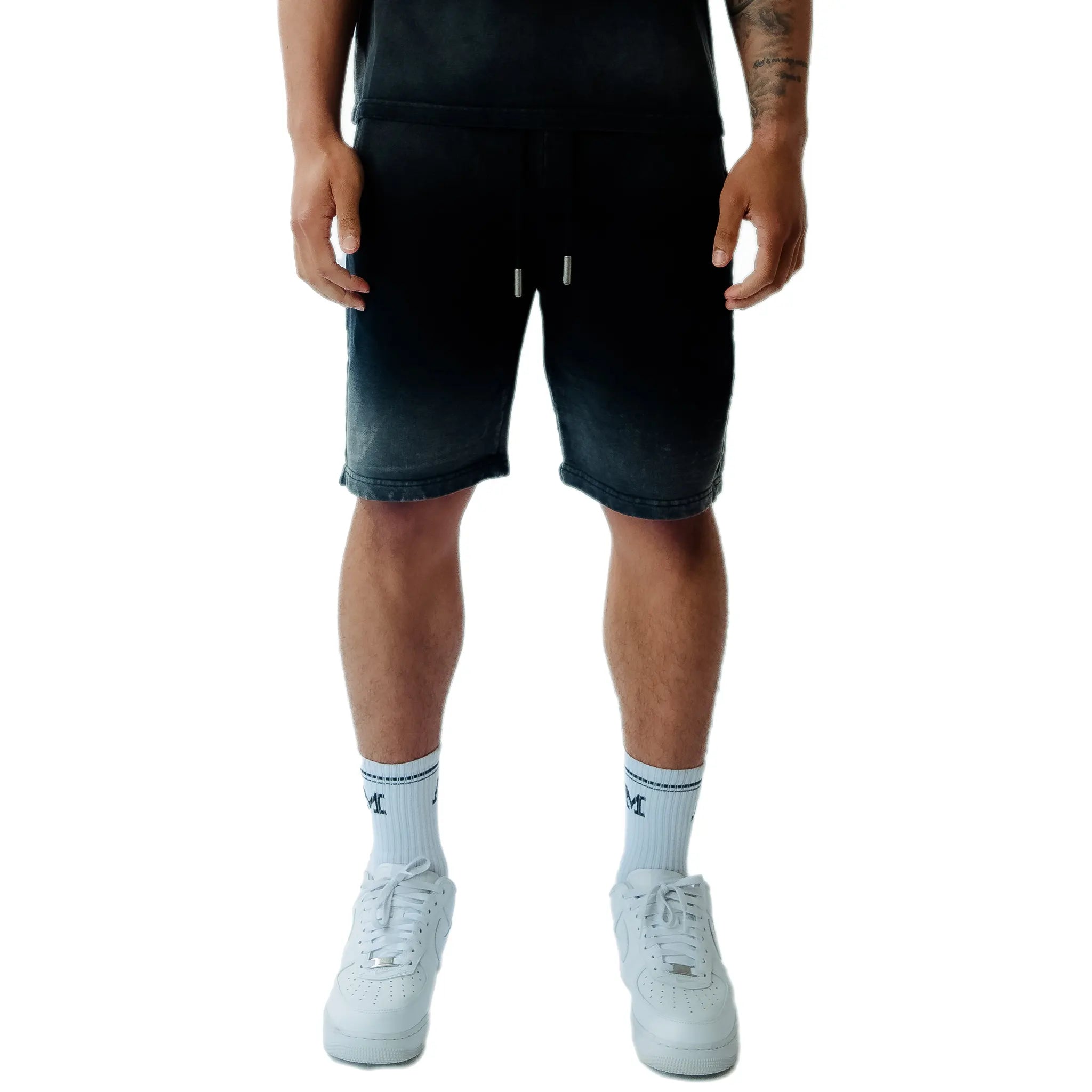 Amicci Levanto Washed Black Shorts for Men - Comfortable Casual Stretch Denim Shorts | Perfect for Summer, Beach, and Outdoor Activities