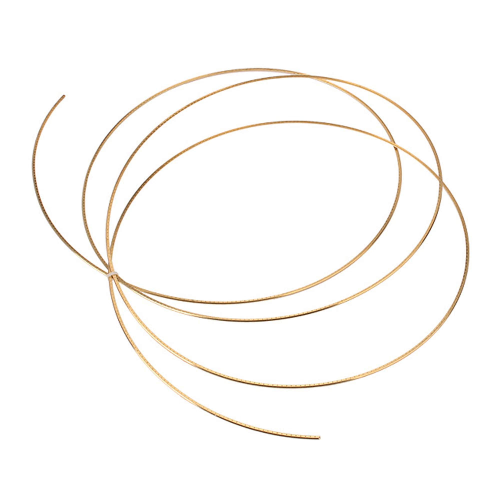 Lovermusic Gold 2.3mm Brass Copper Acoustic Guitar Fret Wire - Premium Fingerboard Strings for Folk & Classical Guitars - Perfect for Guitar Repair, Maintenance & Sound Enhancement