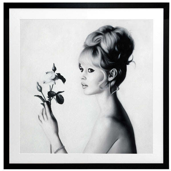 Brigitte Framed Art Print - Elegant Wall Decor for Living Room, Bedroom & Office - Perfect Home Decoration Gift