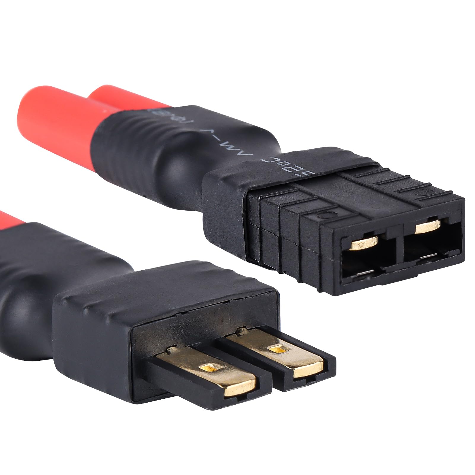 Hobbypark RC Battery Adapter Connector - TRX to HXT 4mm Banana Plugs for Traxxas & Redcat RC Cars | Compatible with Redcat Batteries | Perfect for RC Car Upgrades & Battery Replacement