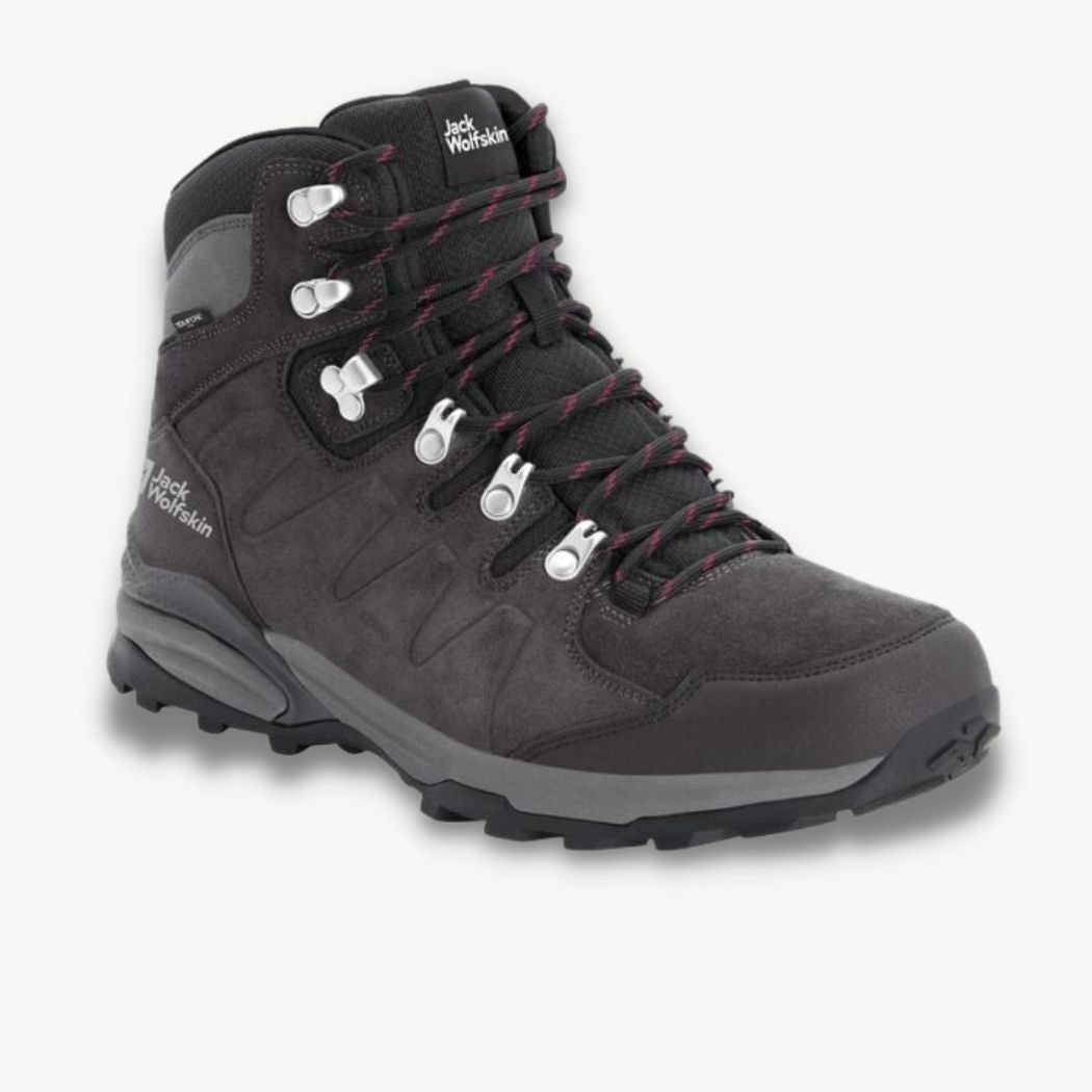 Jack Wolfskin Refugio Texapore Mid Women's Waterproof Hiking Boots - Lightweight & Durable for Outdoor Adventures, Trail Walking & Mountain Trekking