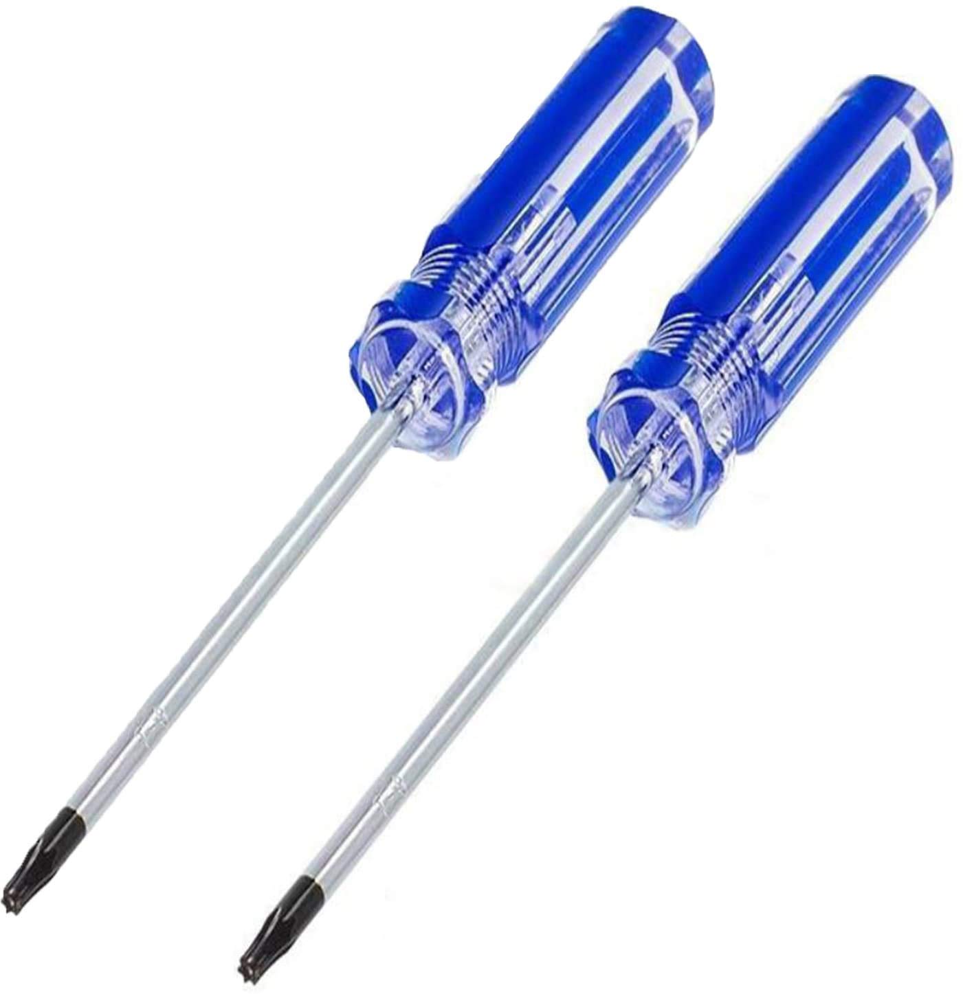 2-Pack T8 Tamper Proof Screwdriver Set - Security Torx Bit for Xbox One, Xbox 360 & PS3 Slim Controller Repair - Perfect for Game Console Maintenance and DIY Electronics Fixing