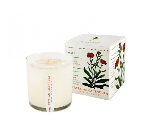 Kobo Catalan Calendula Scented Candle with Eco-Friendly Plantable Seed Box - Perfect for Home Decor, Aromatherapy & Sustainable Gifting