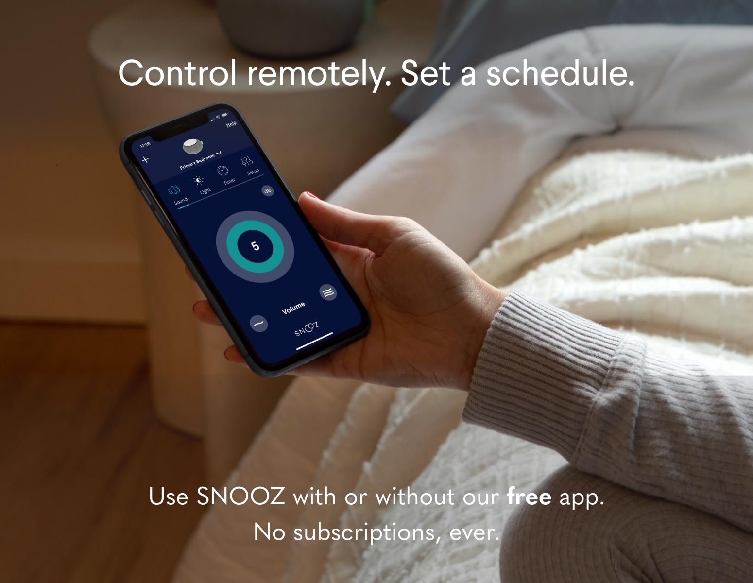 SNOOZ White Noise Machine for Sleep - Portable Travel Sound Machine with Soothing White Noise & Cloud Design | Perfect for Babies, Office, Meditation & Travel