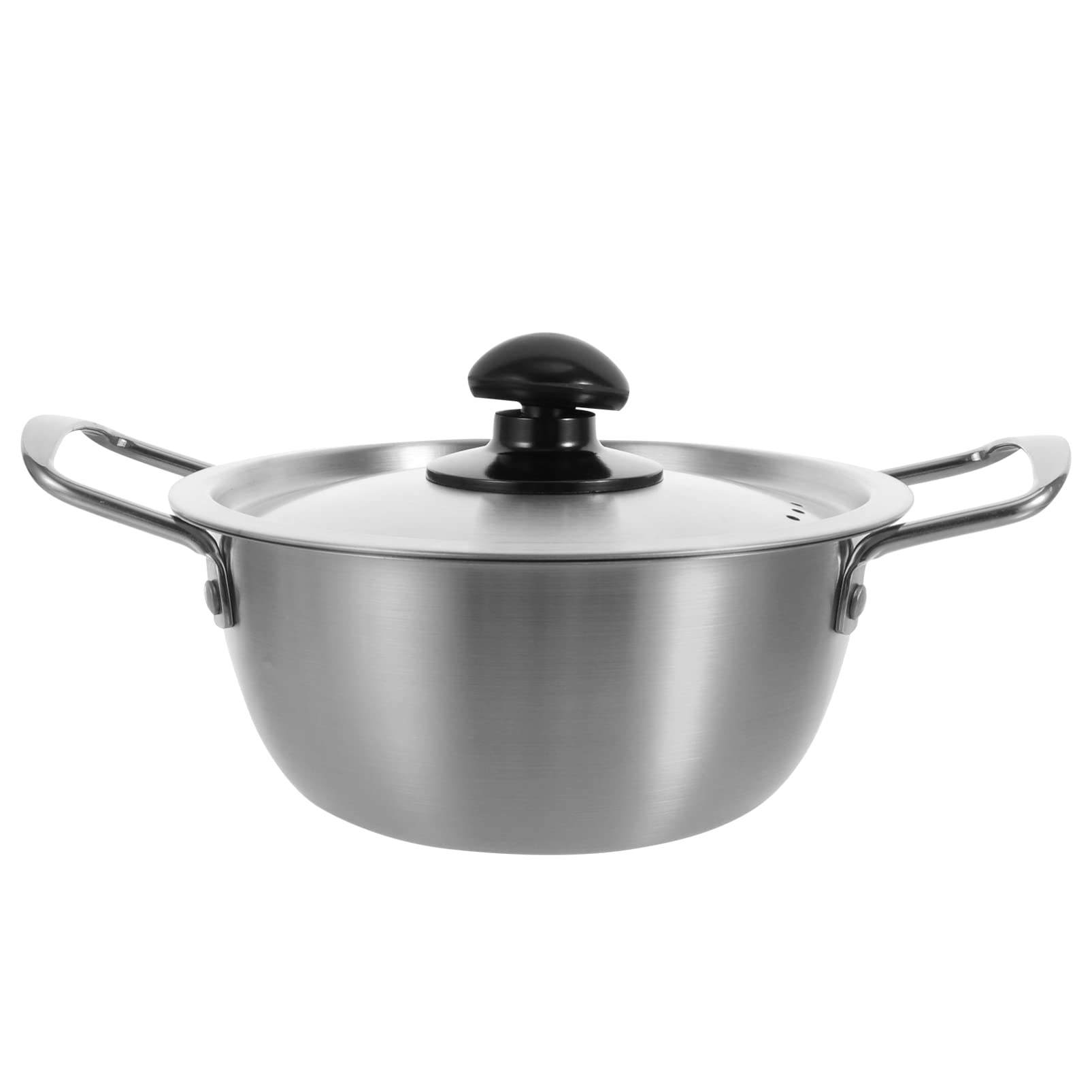 Premium Korean Ramen Cooking Pot - 18cm Fast Heating Noodle Cooker with Chopsticks | Ideal for Quick Meals, Dorm Cooking & Asian Cuisine at Home