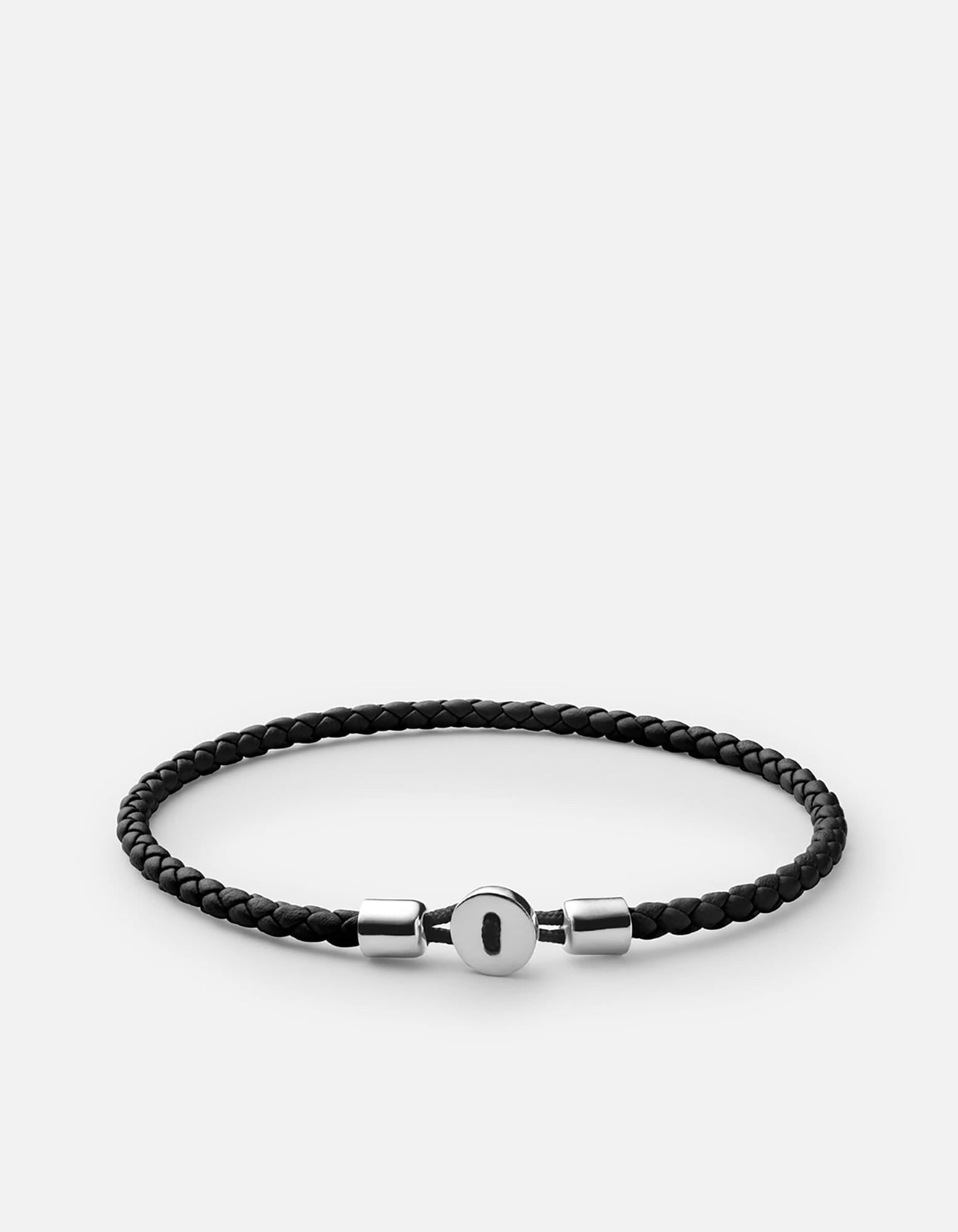 Nexus Genuine Leather Bracelet with Sterling Silver Clasp - Stylish Unisex Wristband for Casual Wear, Gifts & Everyday Fashion Accessories