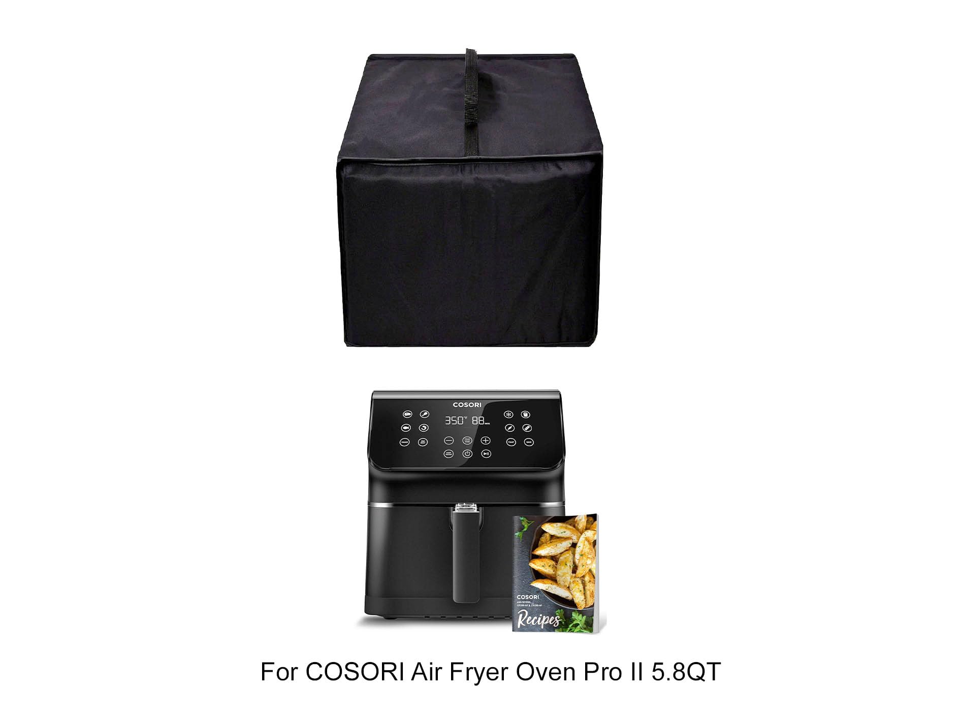 Heat-Resistant Waterproof Air Fryer Cover for COSORI 5.8QT-6.5QT Models | Dust-Proof Protection for COSORI Pro Gen & Clear Window Air Fryers | Perfect for Kitchen Countertop Storage & Travel Use
