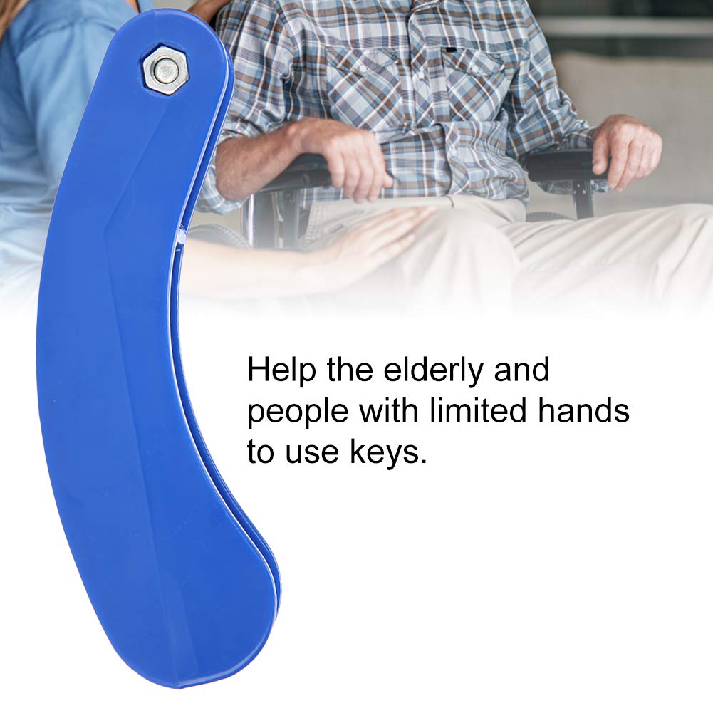 Durable Key Assist Tool - Practical Key Turner Aid for Arthritis & Elderly - Easy Door Opening & Key Storage - Ideal for Seniors with Limited Mobility
