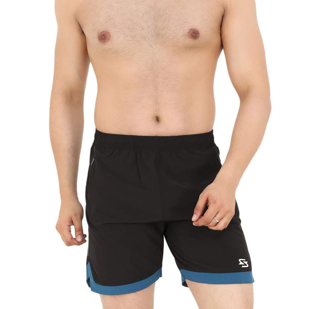 Sportinger 5 Inch Men's Quick Dry Running Shorts with Pockets - Lightweight Water Resistant Athletic Gym Shorts for Workout, Jogging & Outdoor Activities
