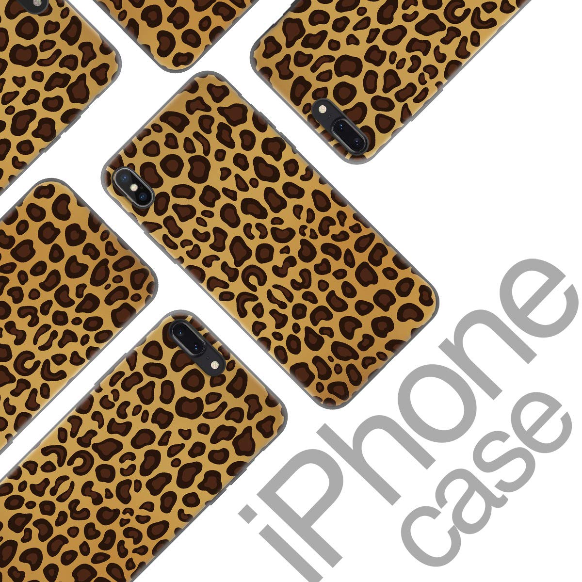 Leopard Print Silicone Phone Case for iPhone 11 - Full Body Protection, Shockproof, Anti-Scratch & Drop Proof Cover | Perfect for Fashion Lovers & Outdoor Activities