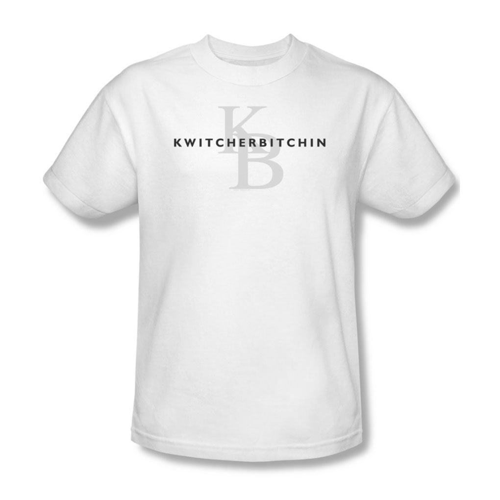 Kwitcherbitchin Funny Men's T-Shirt - XXX-Large White Cotton Tee for Casual Wear & Gifts | Perfect for Parties, Everyday Outfits and Humor Lovers