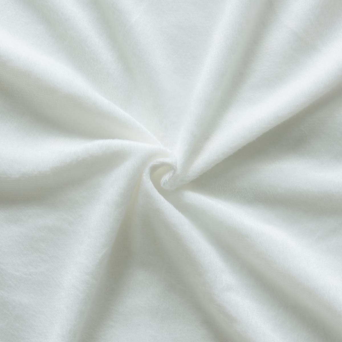 Premium COIZA Body Pillow Cover - Ultra Soft Plush Shaggy Pillowcase with Zipper (White, 21x54 Inches) for Bedroom, Sofa & Travel Comfort