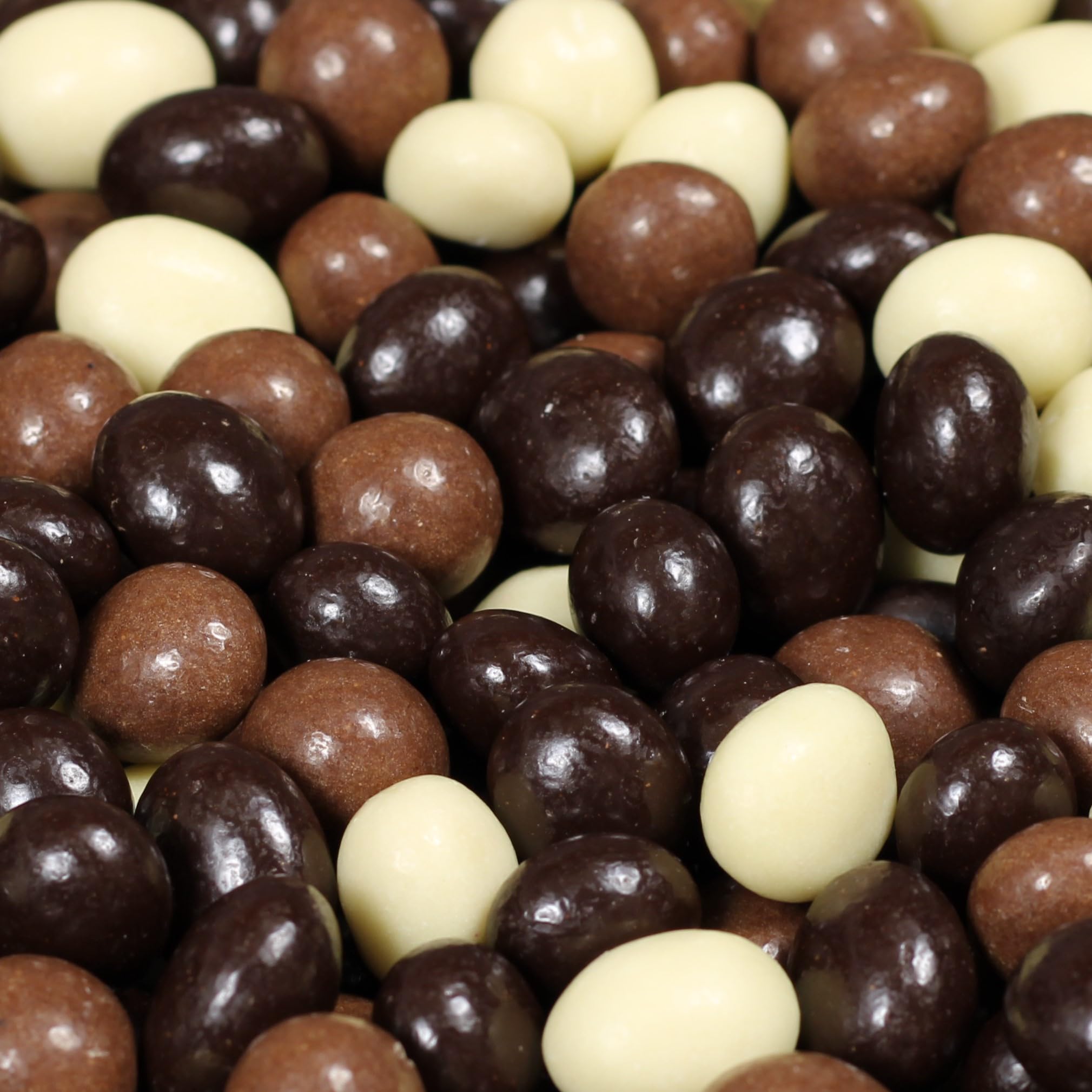 Gourmet Chocolate Covered Espresso Beans Medley - 10 LBS Bulk Bag with Dark, Milk & White Chocolate | Kosher Dairy Snacks | Perfect for Office Treats, Party Favors & Gift Baskets