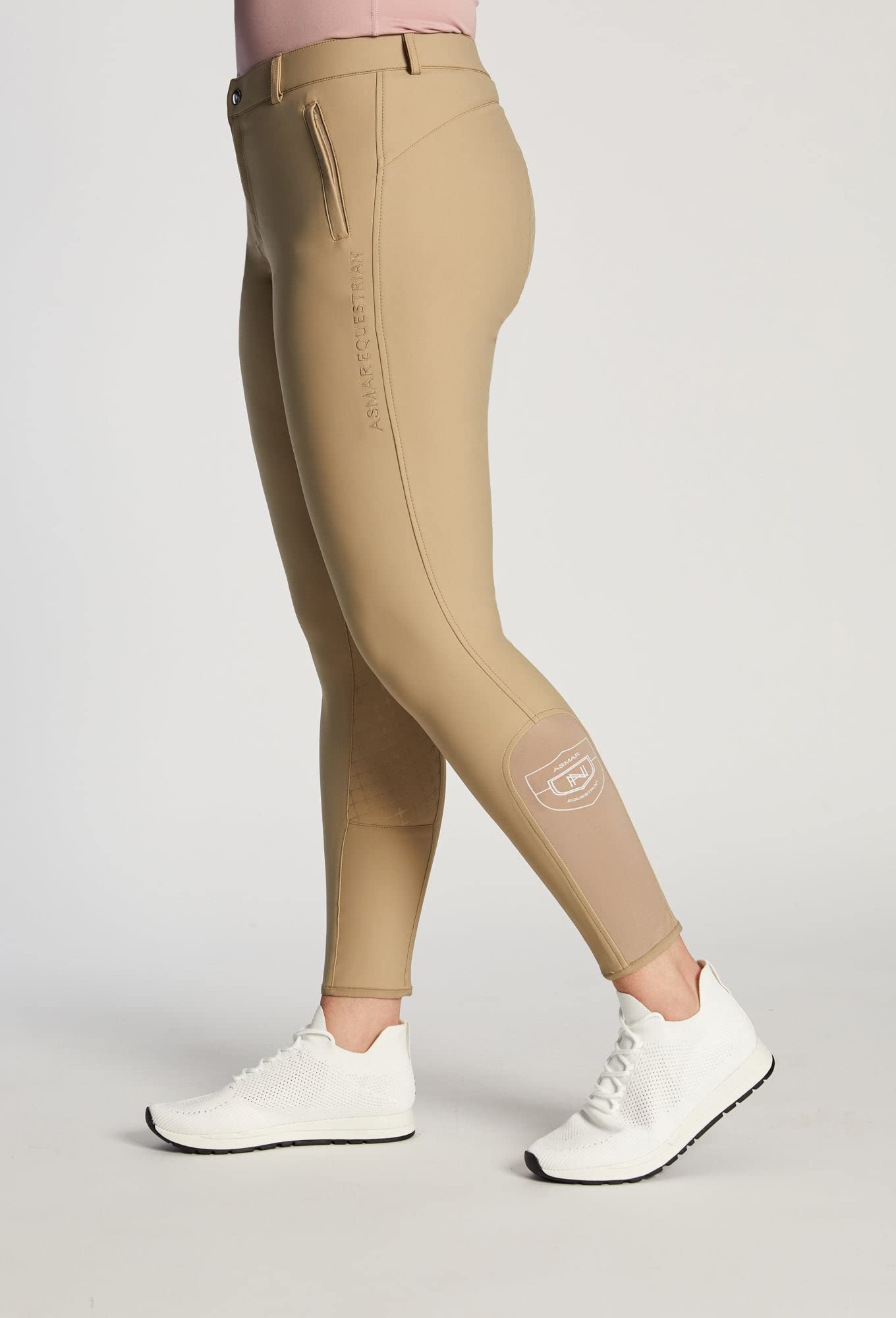 Asmar Equestrian Full Seat Breeches for Women - Silicone Grip Horse Riding Pants for Comfort & Performance - Perfect for Dressage, Jumping & Trail Riding