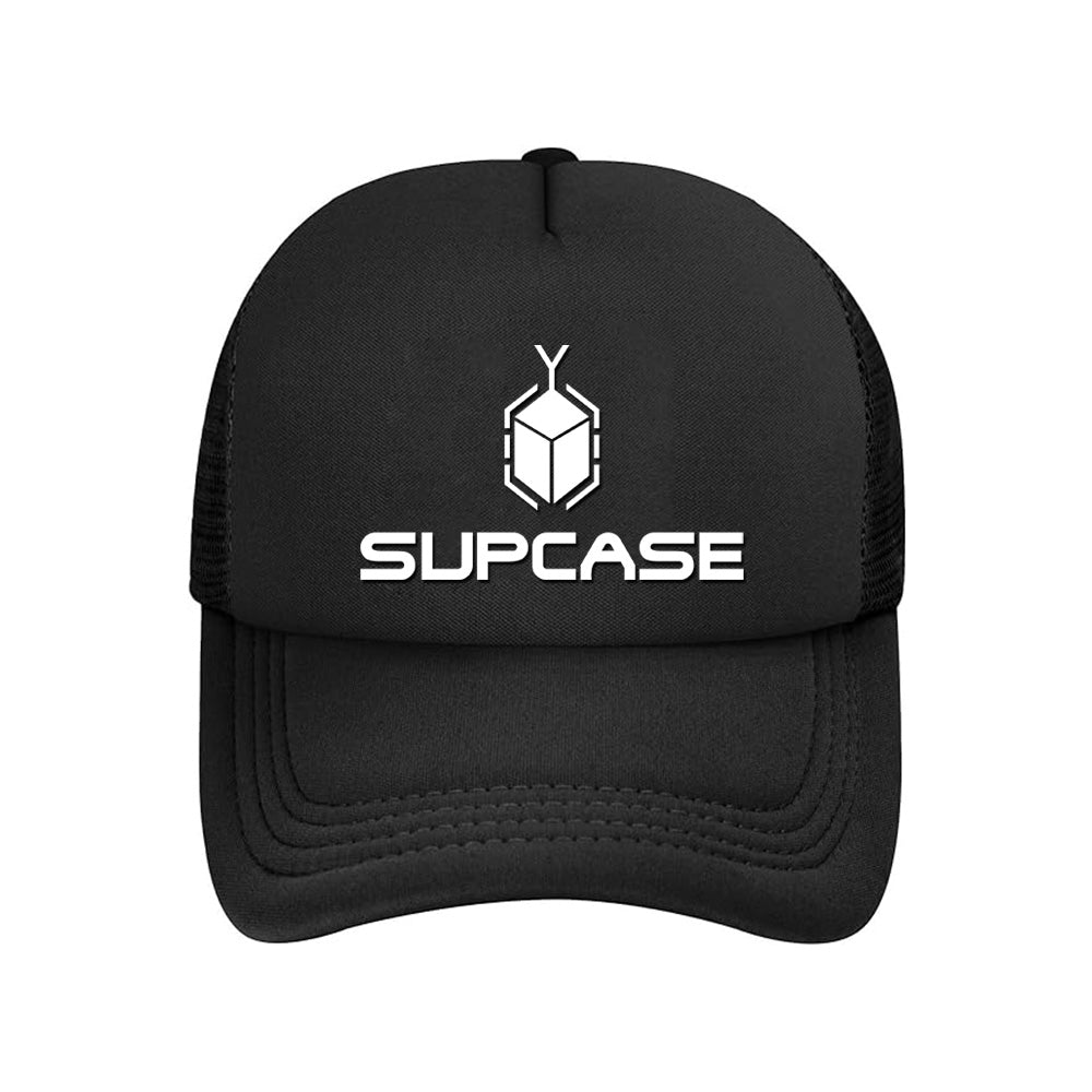 Official Limited Edition SUPCASE Trucker Hat - Black | Stylish & Durable Baseball Cap for Men & Women | Perfect for Outdoor Activities, Sports & Casual Wear