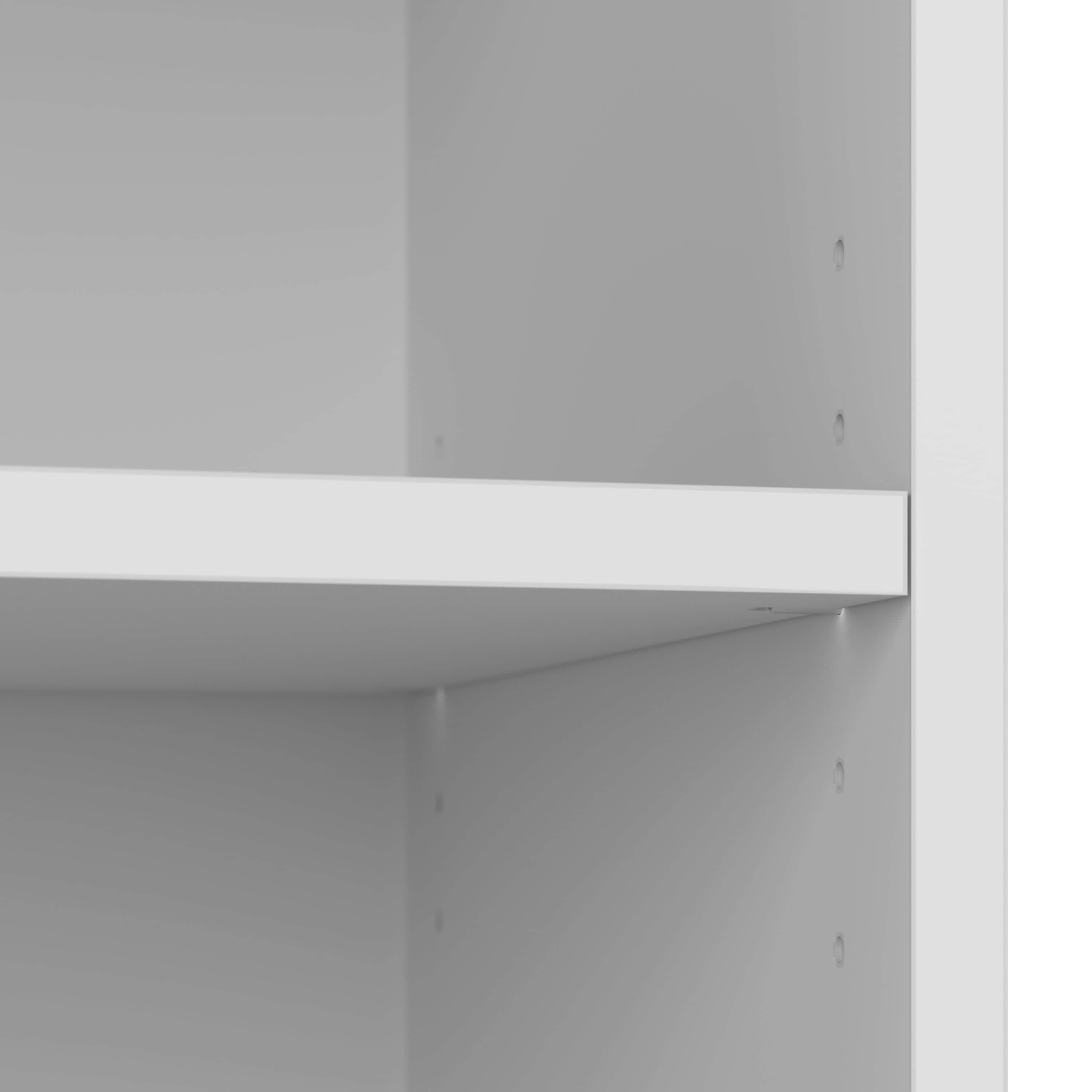 Universal 30W Standard 5-Shelf Bookcase - 4 Color Options for Home, Office & Dorm Room Organization