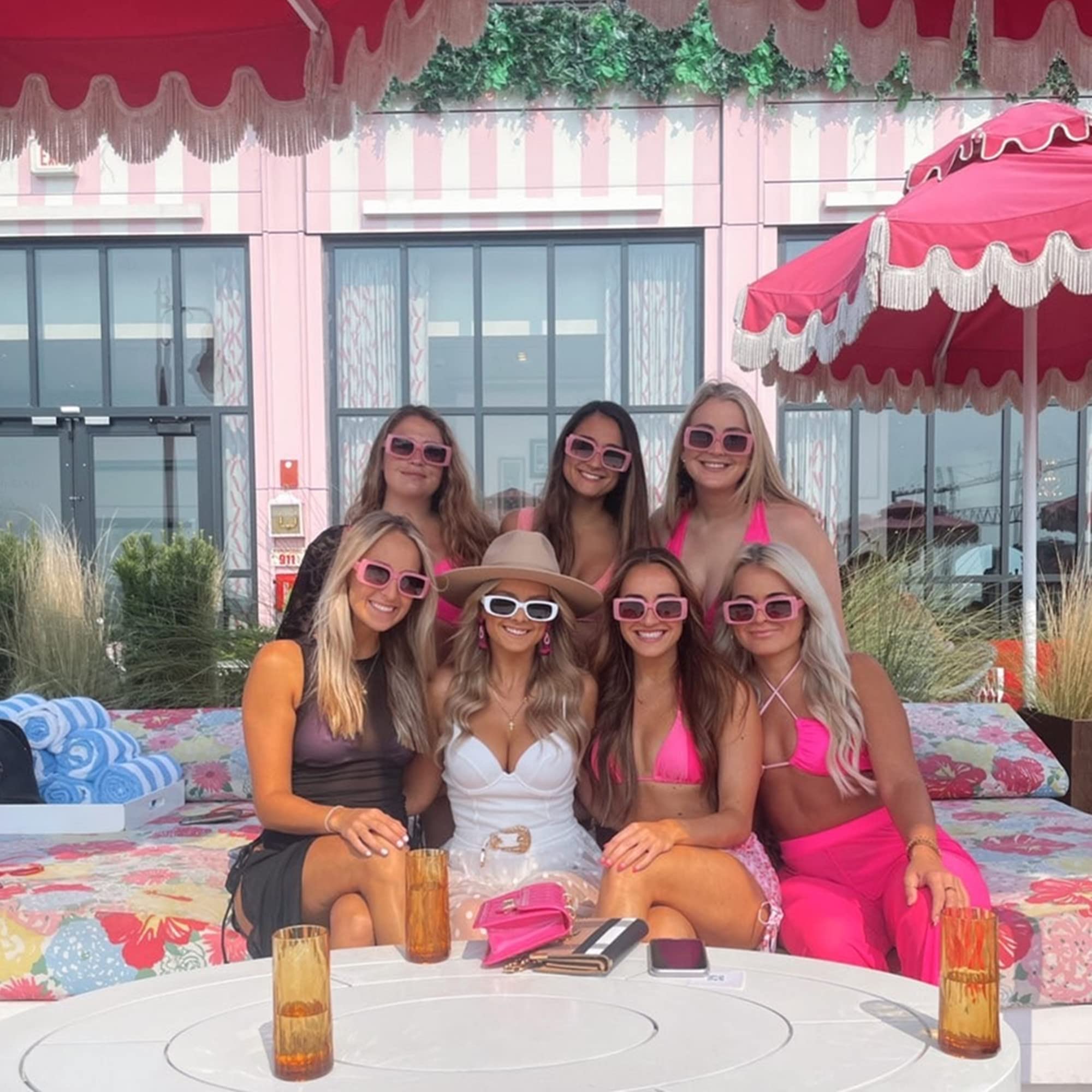 Bulk Rectangle Sunglasses for Women - 90s Retro Shades (6/8/10 Pack) | Party Favors, Costume Accessories & Summer Fashion