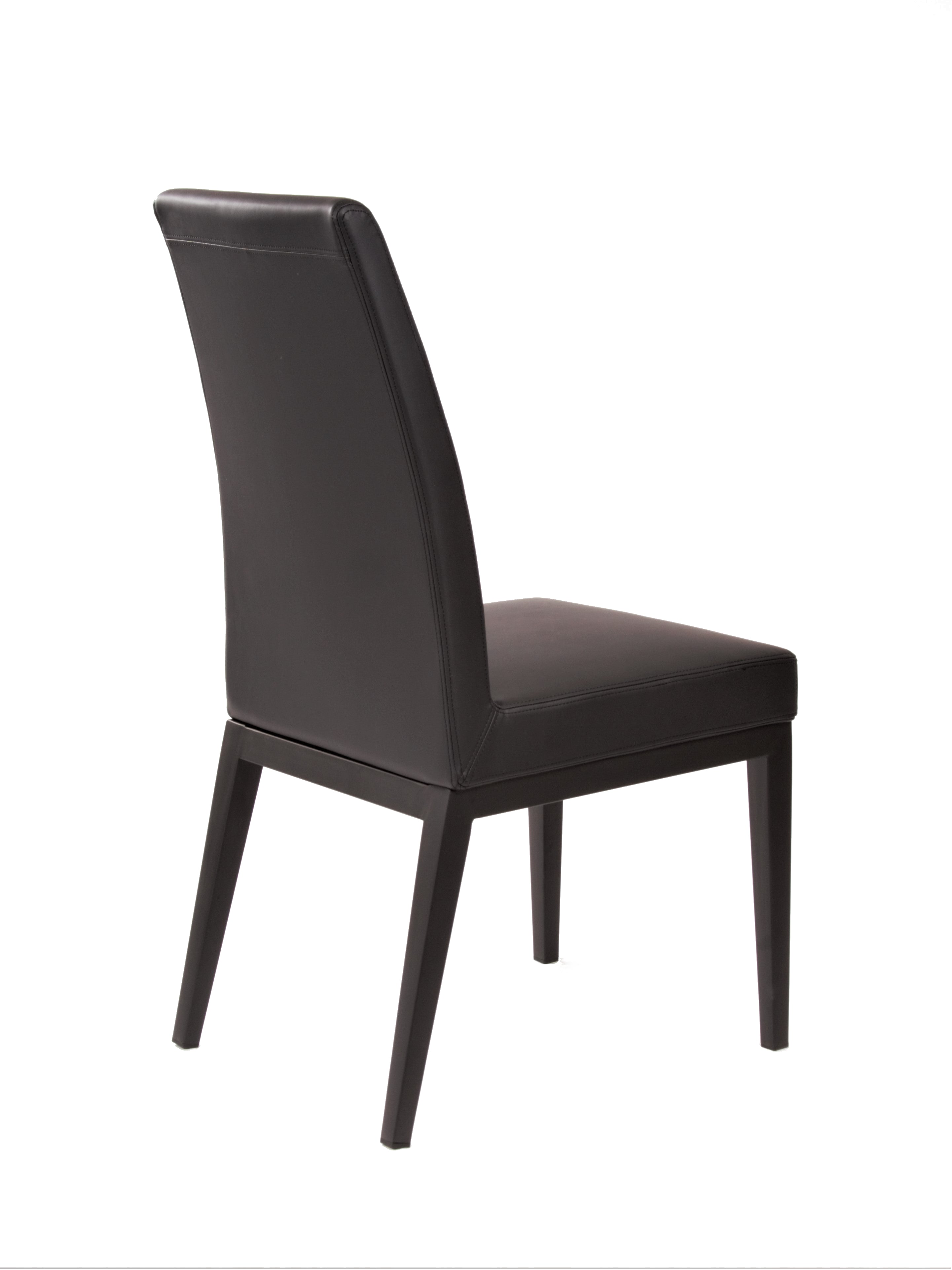 Erika Chair in Black - Modern Comfortable Seating for Living Room, Office & Dining - Ergonomic Design for Home & Workspace
