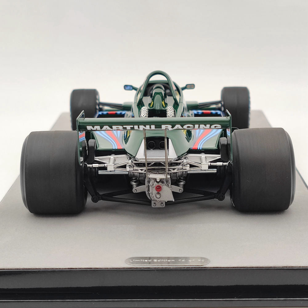 1/18 Scale Tecno Mythos Series Lotus 79 1979 First Test Paul Ricard TM18 287D Resin Model Car - Collectible Racing Car Display for Home Office & Gift for Motorsport Fans