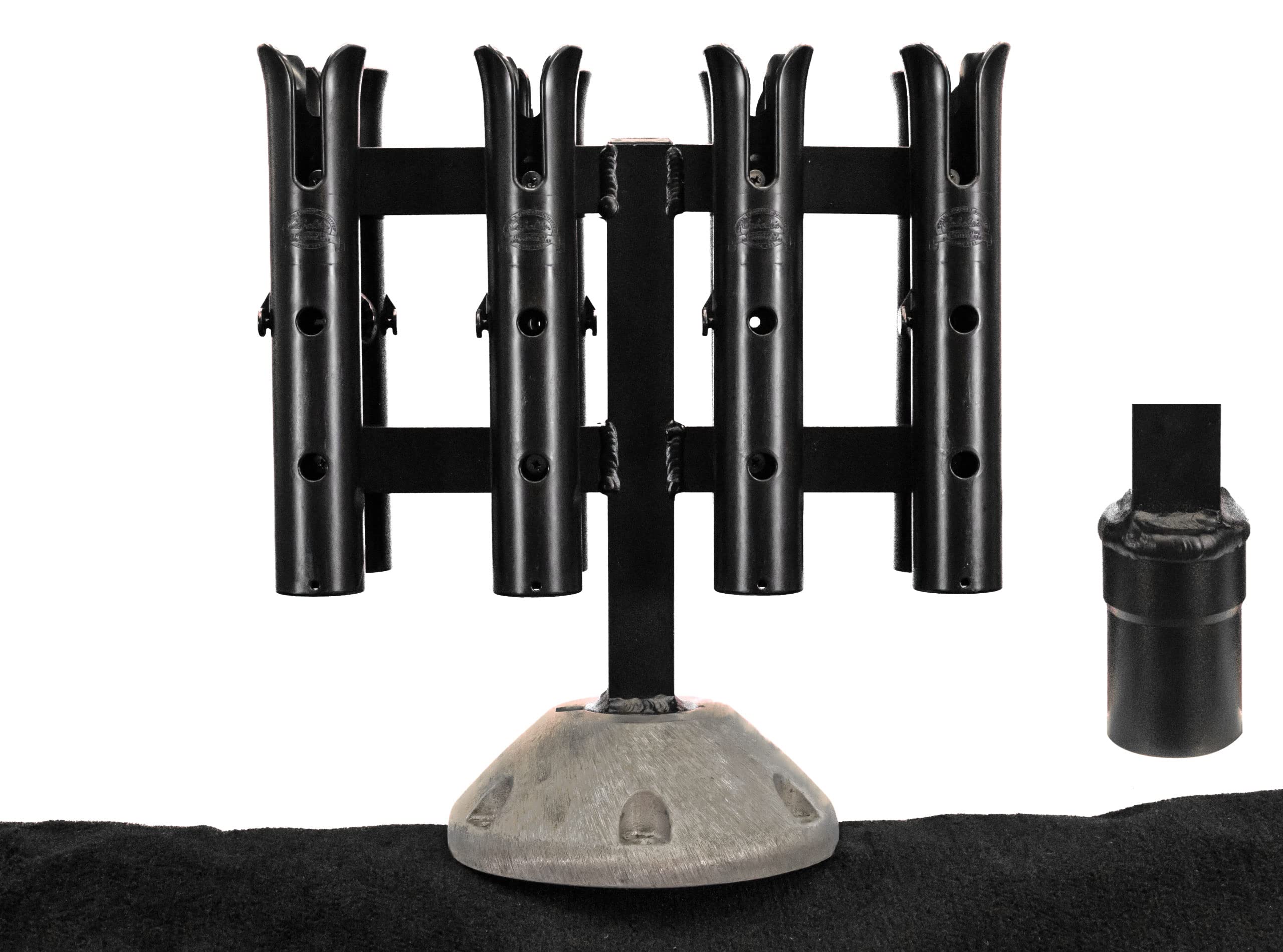 Heavy Duty Fishing Rod Holder - Durable and Adjustable Rod Rack for Fishing Rods Storage | Perfect for Garage, Boat, and Outdoor Fishing Gear Organization