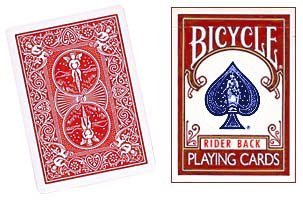 Red Bicycle Playing Card Box - Empty Classic Magic Card Game Storage Case by US Playing Card Co. | Perfect for Collectors, Card Tricks & Magic Shows