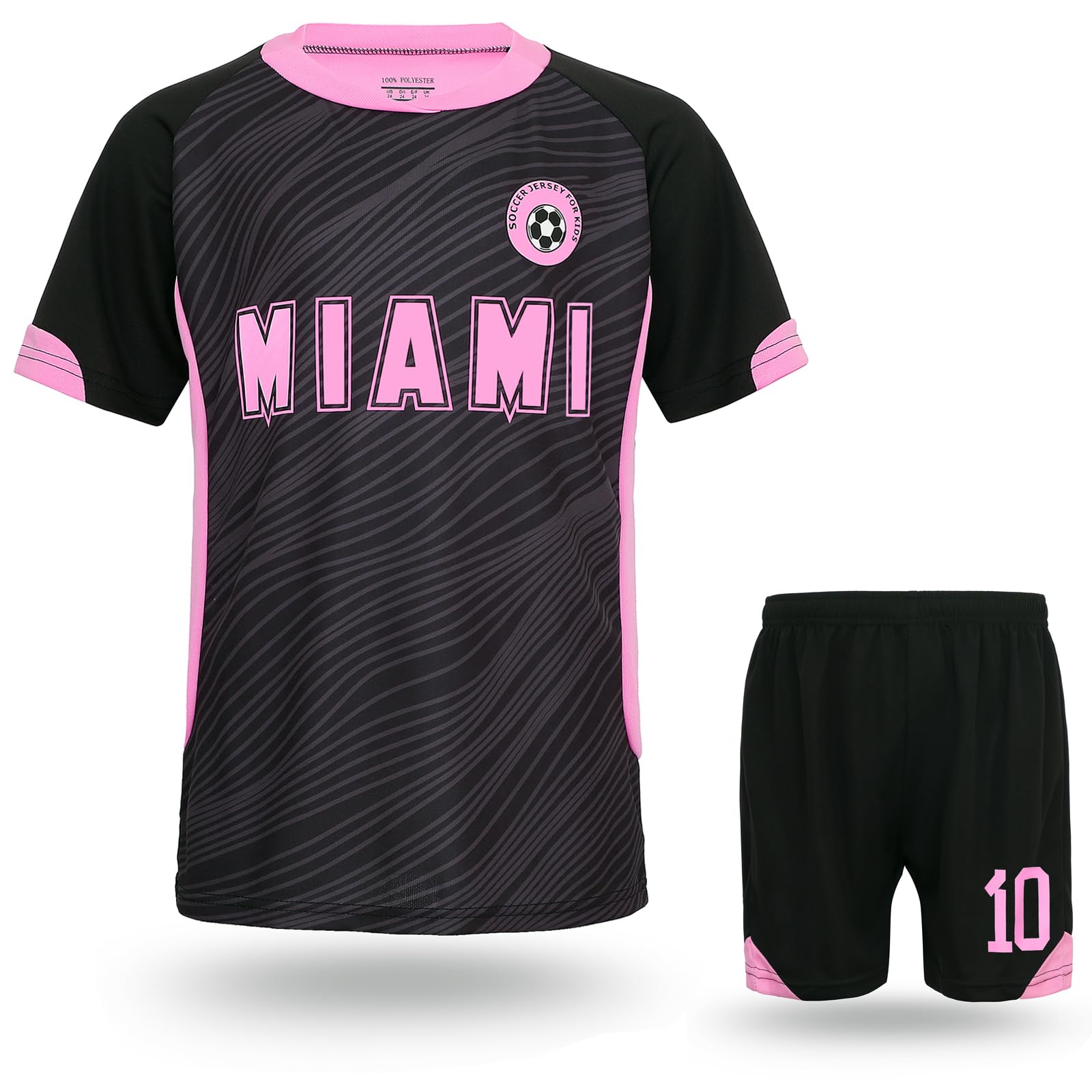 **Kids Soccer Jerseys for Boys & Girls - Youth Football Training Uniforms - Perfect for Games, Practice & Soccer Fans - Great Gift Set for Young Athletes**