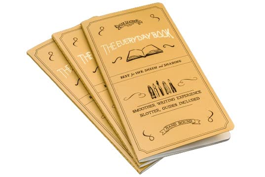 Premium Tomoe River 52gsm Blank Notebook Refills - Fountain Pen Friendly Paper - Set of 3 Regular Size Inserts for Traveler's Journal | Perfect for Journaling, Sketching & Daily Planning