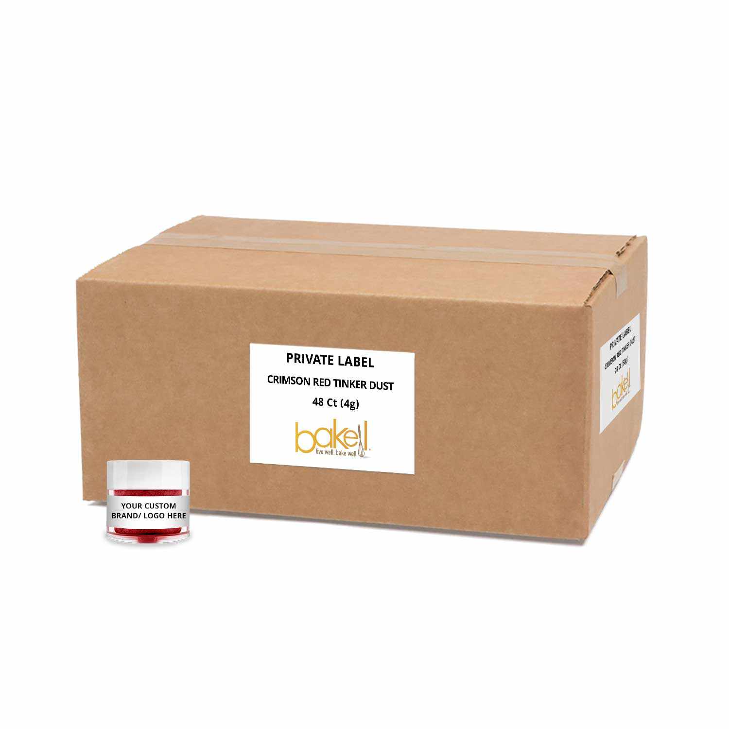 Crimson Red Tinker Dust® Glitter | EU Compliant & Safe for Cosmetics | Perfect for Nail Art, Body Paint & DIY Crafts