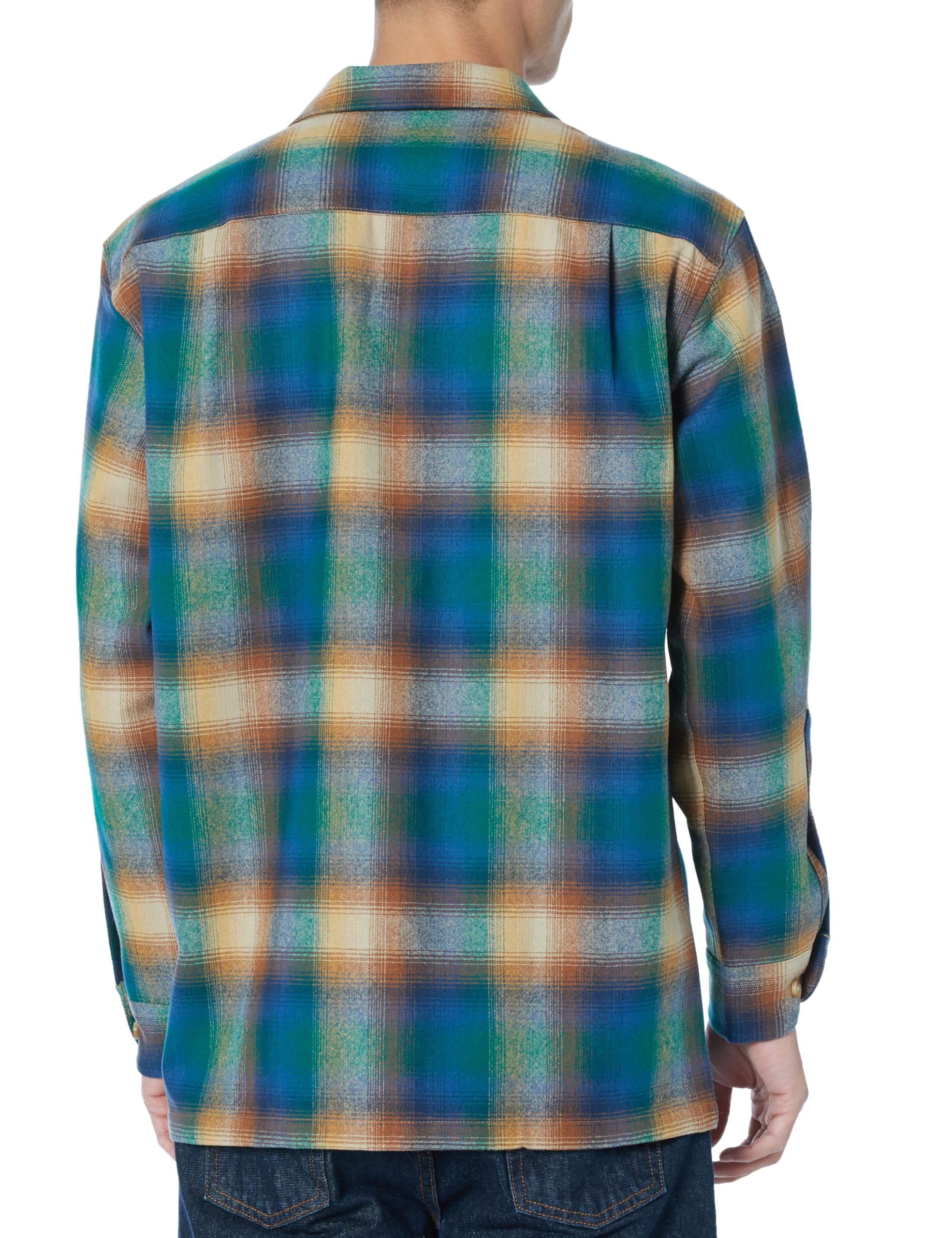 PENDLETON Men's Long Sleeve Board Shirt - Comfortable Casual Button-Up Shirt for Men - Perfect for Outdoor Activities, Work & Everyday Wear