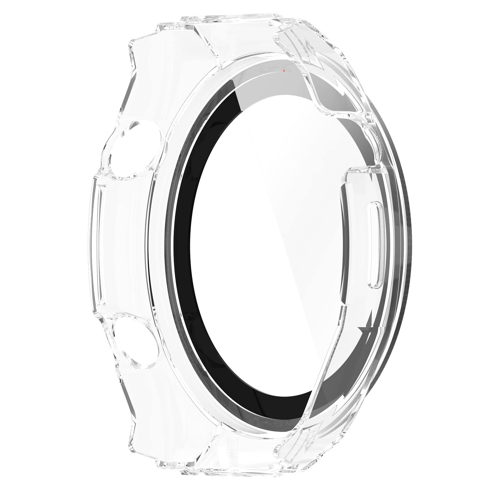 Huawei Watch Ultimate Screen Protector - 3 Pack Tempered Glass with Full Coverage Bumper Case, Anti-Scratch & Bubble-Free for Smart Watch Protection | Perfect for Workouts, Swimming & Outdoor Activities