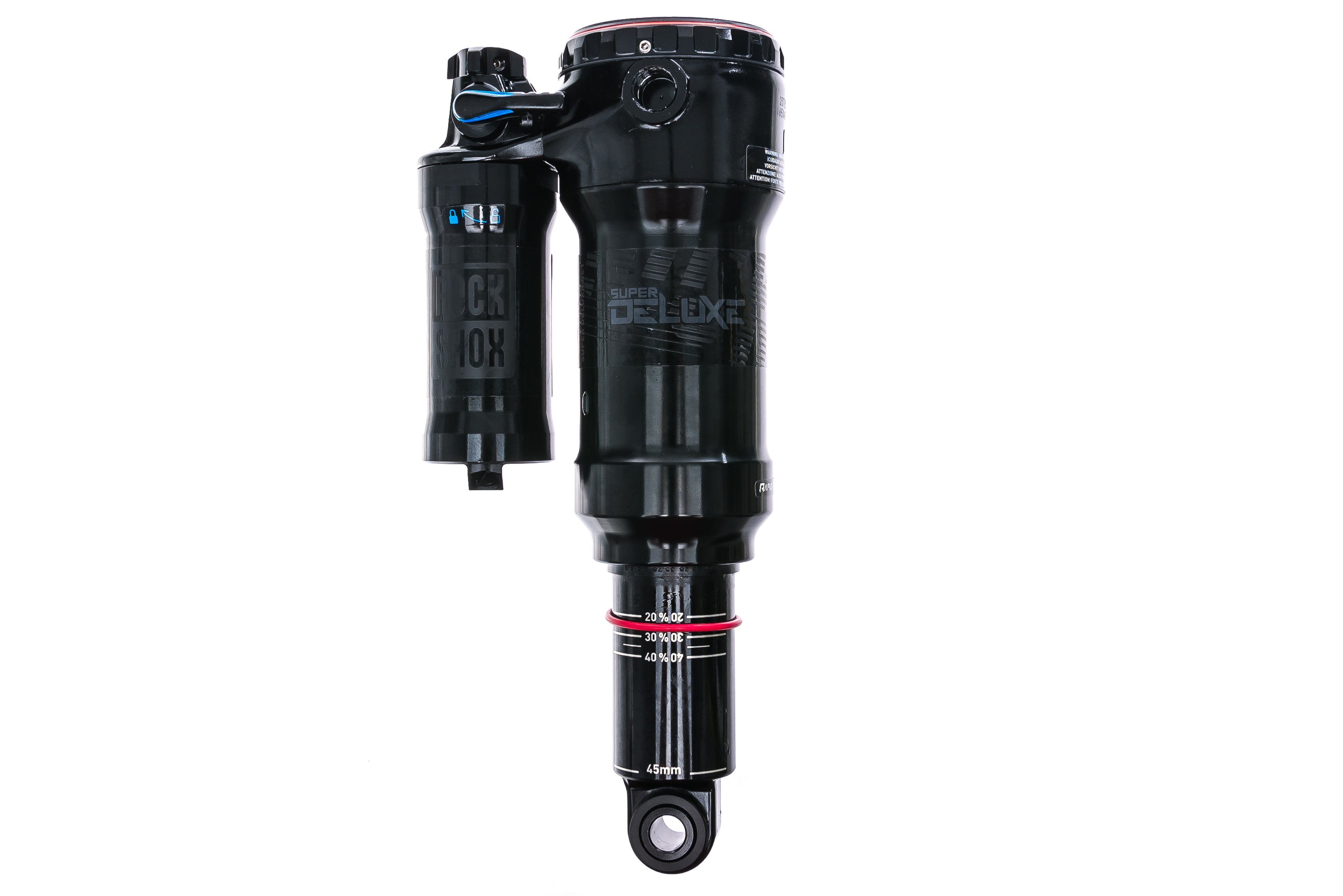 RockShox Super Deluxe RCT Trunnion Rear Air Shock - 165x45mm - MTB Bicycle Suspension for Trail & Enduro Riding - Black Trunnion Model (2018) - Perfect for Mountain Biking & Off-Road Adventures