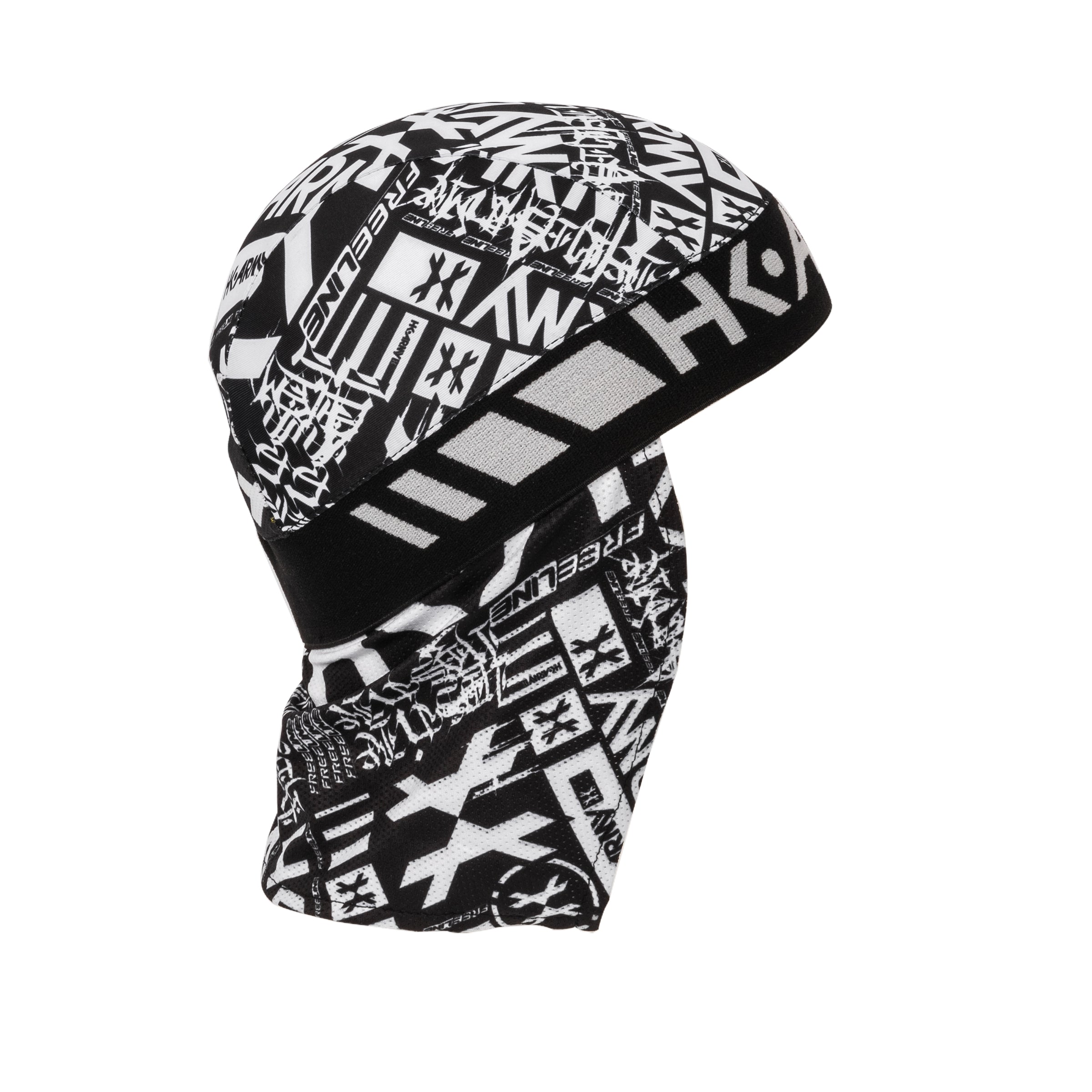 Skull Wrap Headband - Chaos Black Gothic Style for Men & Women - Perfect for Halloween, Cosplay, and Rock Concerts