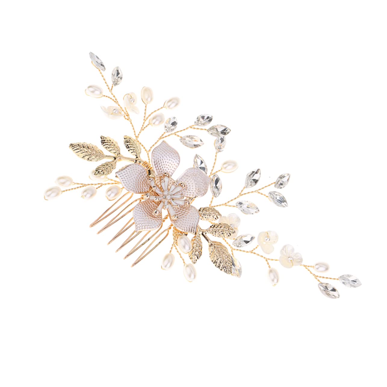 LALAFINA Elegant Pearl Wedding Hair Comb – Bridal Hair Accessories for Bride, Special Occasions | Perfect for Weddings, Prom, Formal Events & Photo Shoots
