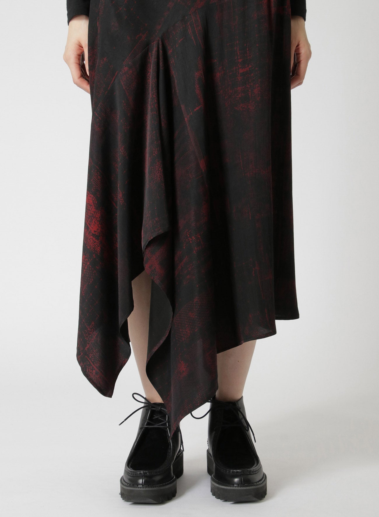 Stylish Cupro/Rayon Twill Asymmetric Flared Skirt for Women | Trendy High Waist A-Line Skirt | Perfect for Office, Party & Casual Outfits