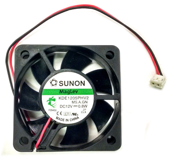 Sunon 50x50x15mm 12V DC Cooling Fan with 2-Pin Connector - Quiet High Airflow for PC, Electronics, and DIY Projects