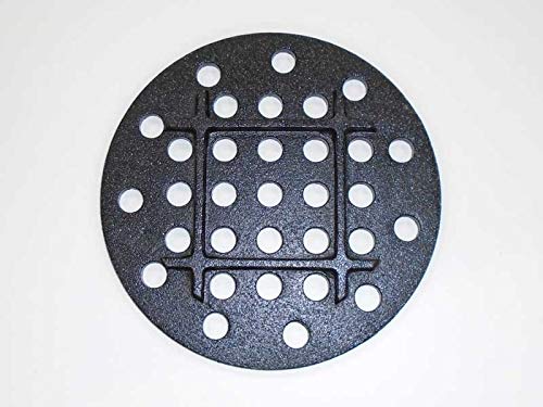 Premium Kamado Cast Iron Charcoal Grate - Heavy Duty Replacement Grill Grate for Kamado Joe, Big Green Egg & Ceramic Cookers - Perfect for Grilling, Smoking & BBQ Outdoor Cooking