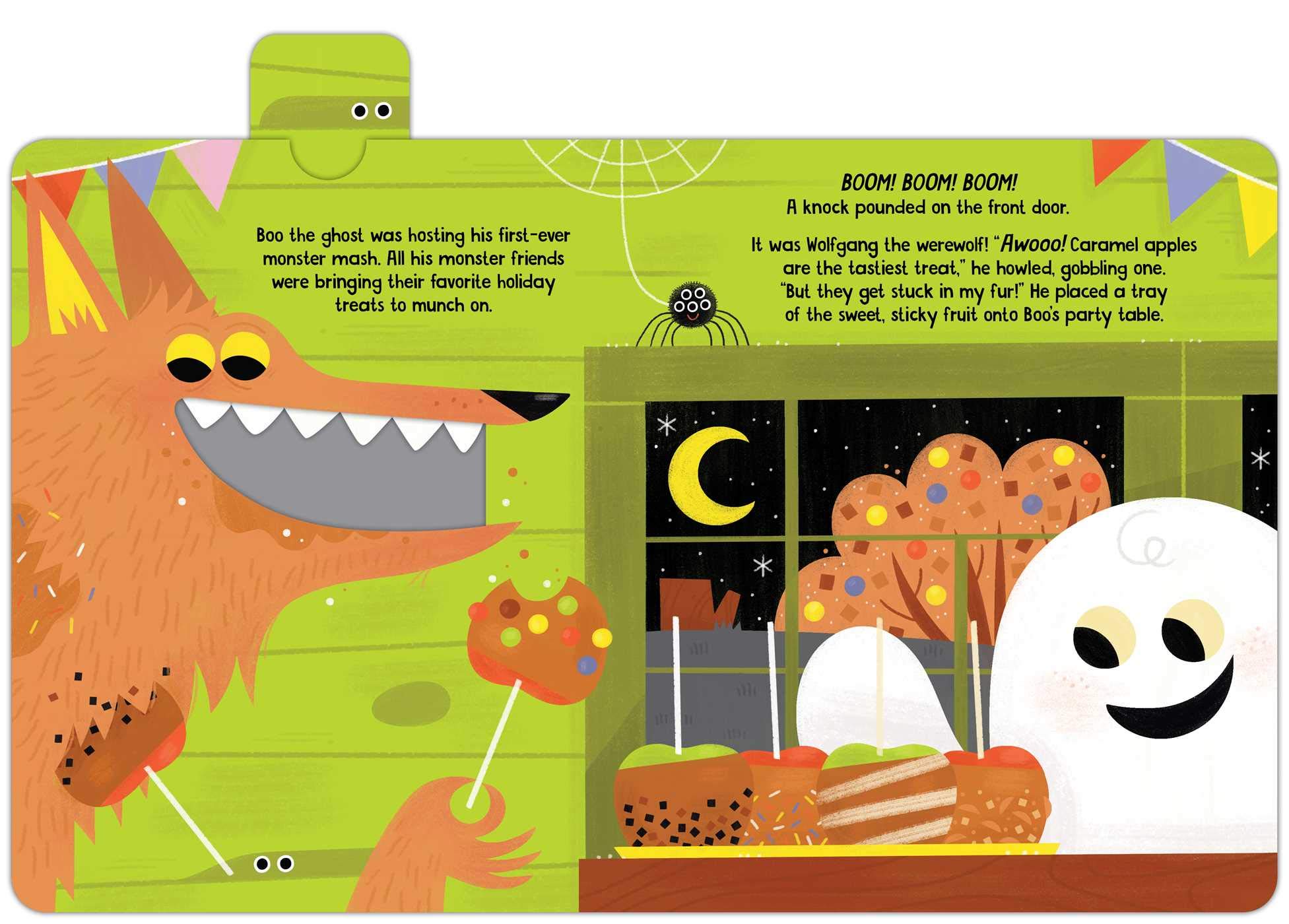 Monster Munch Crunchy Board Book for Toddlers - Interactive Children's Storybook for Early Learning & Bedtime Reading