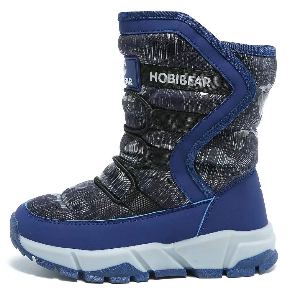 GUBARUN Boys Snow Boots - Waterproof Winter Boots for Kids with Slip-Resistant Sole | Cold Weather Shoes for Toddler, Little Kid & Big Kid | Ideal for Snow Play, Sledding & Outdoor Winter Activities