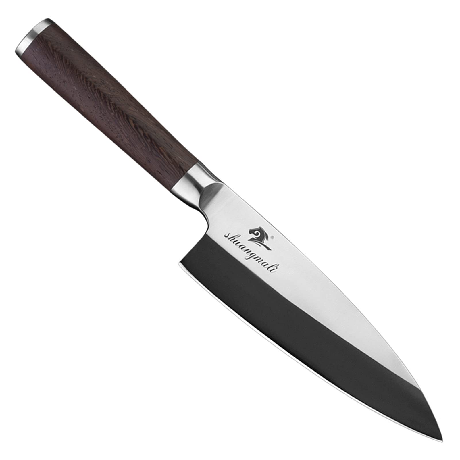 Premium Japanese Sashimi Knife Set - German 1.4116 Stainless Steel Chef Knives for Sushi, Salmon Filleting & Steak Cutting - Ultra Sharp 8-inch Kitchen Knives for Professional Chefs & Home Cooking - Perfect for Sushi Preparation, Meat Carving & Fish Slicing