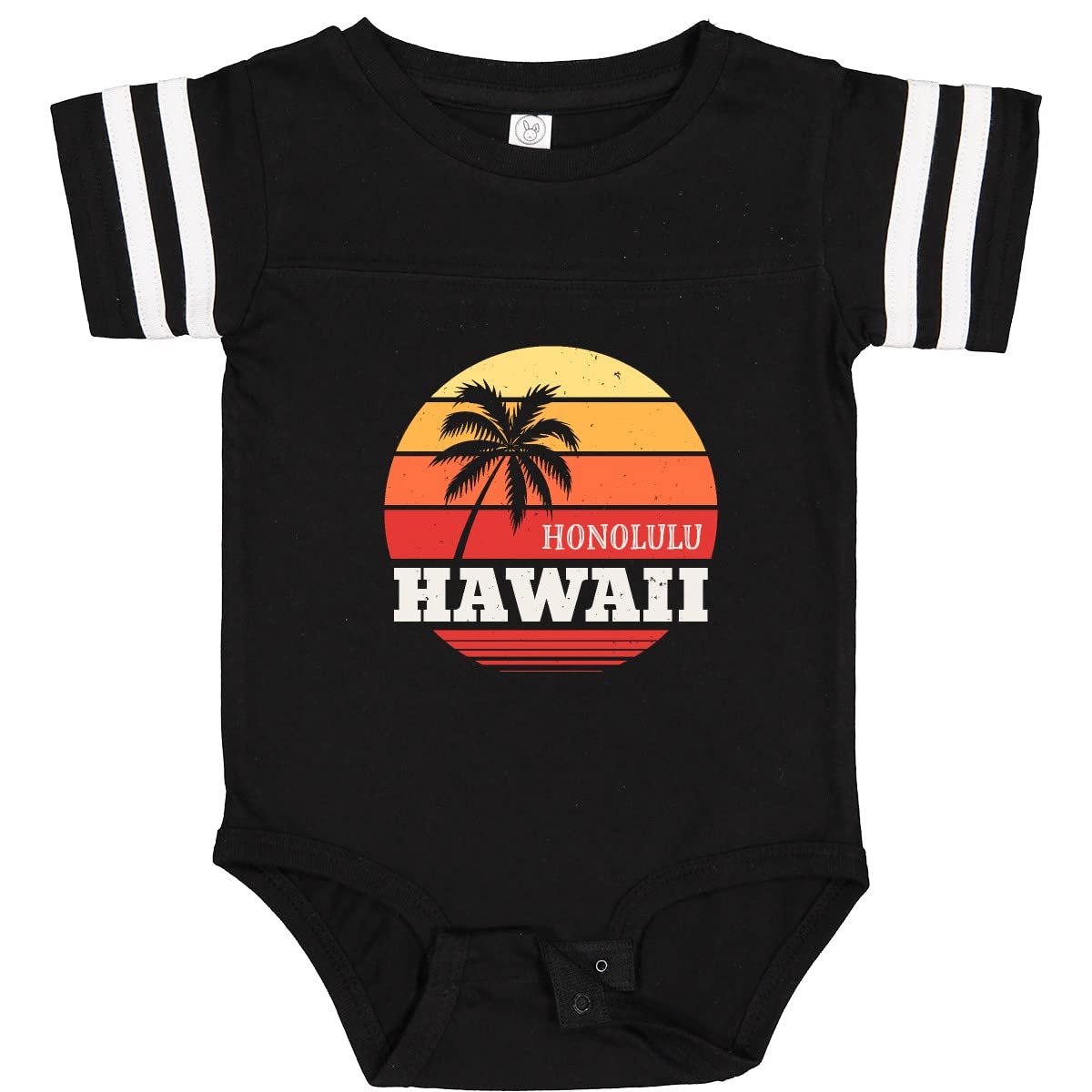 Inktastic Honolulu Hawaii Beach Vacation Travel Baby Bodysuit - Cute Hawaiian Island Outfit for Infants & Toddlers - Perfect for Family Trips, Beach Photos & Tropical Vacations