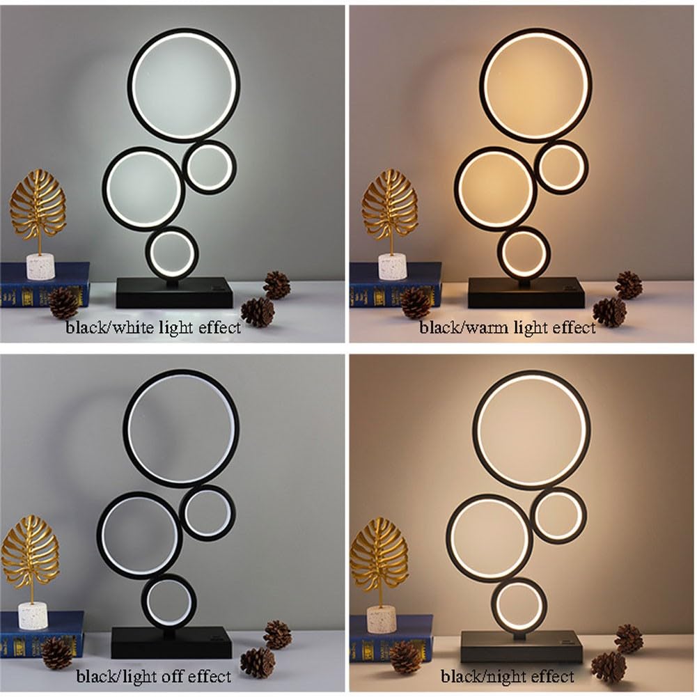 Adjustable LED Desk Lamp with 3-Speed Dimming, Warm White Touch Control Night Light for Bedroom, Office & Study - Perfect for Reading, Working & Relaxing
