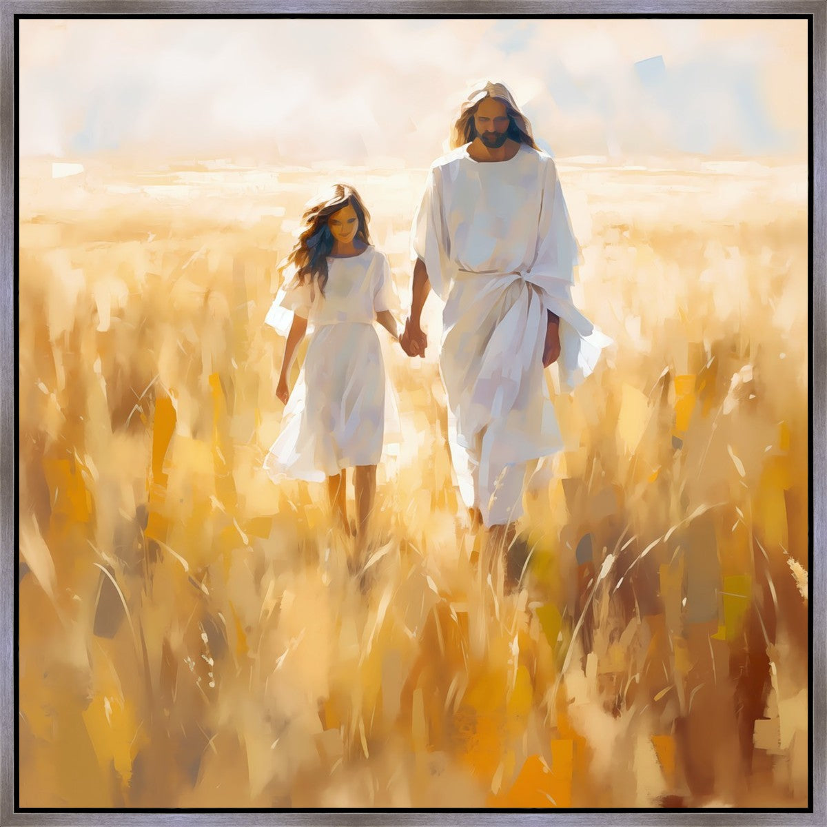 Come Follow Me Gallery Wrap - Premium Canvas Wall Art for Home & Office Decor - Perfect for Living Room, Bedroom, and Church Inspirational Decor
