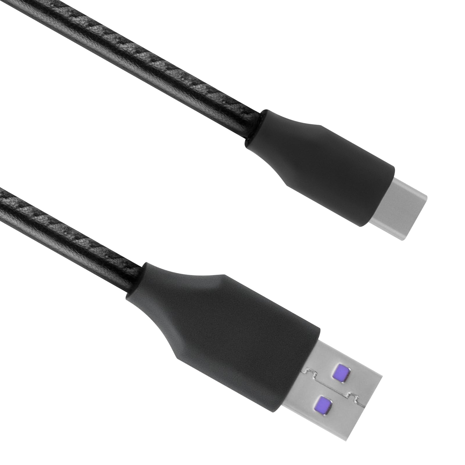 Geekria USB to USB-C Charger Cable 2-Pack (1ft/30cm) - Compatible with Marshall Major V, Minor ANC, Mode II, Minor IV TWS Earbuds - Fast Charging Replacement Power Cord for Travel, Home & Office Use
