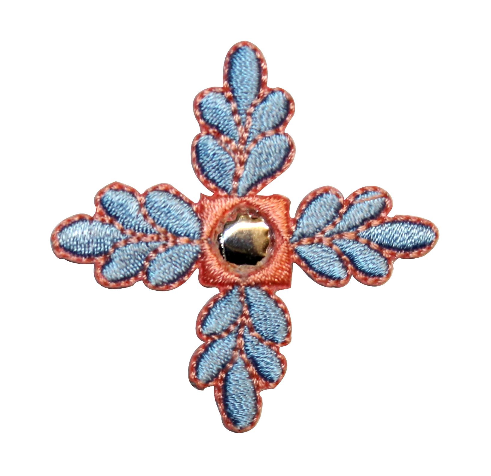 Reflective Snowflake Embroidered Iron-On Patch - DIY Winter Clothing Decoration for Jackets, Hats & Bags - Christmas Holiday Accessories