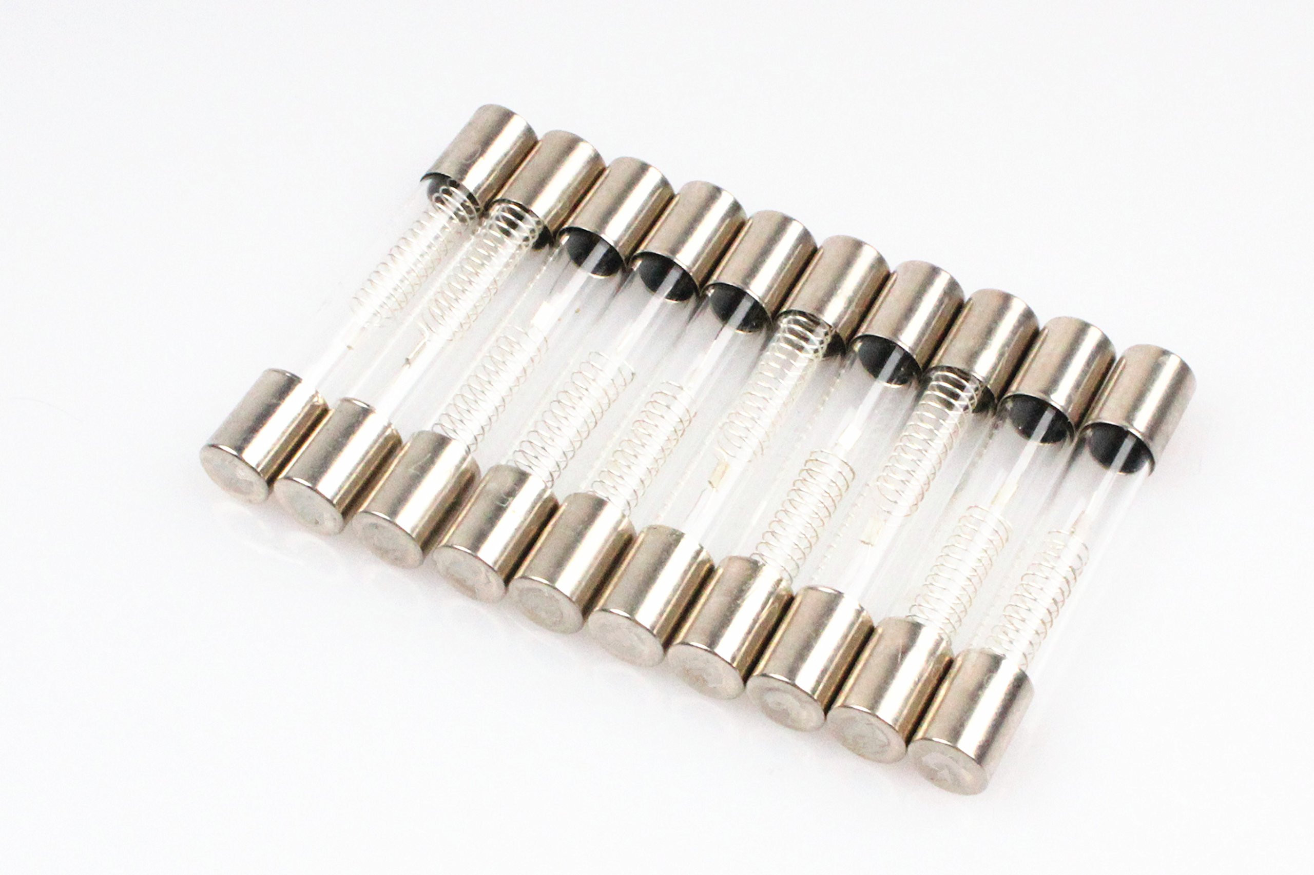 NOYITO 5KV 0.6A High Voltage Microwave Oven Fuse Glass Tube Fast Blow Fuse 6x40mm (10-Pack) - Replacement for Microwave, Oven & Appliance Repair, DIY Electronics Projects