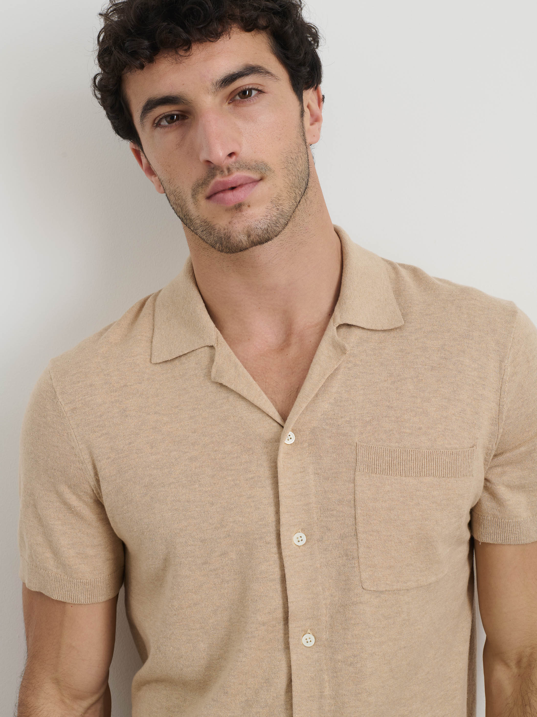 Premium Aldrich Knit Shirt - 100% Natural Hemp Cotton Blend - Breathable & Eco-Friendly Men's Casual Tee - Perfect for Outdoor Activities & Sustainable Fashion