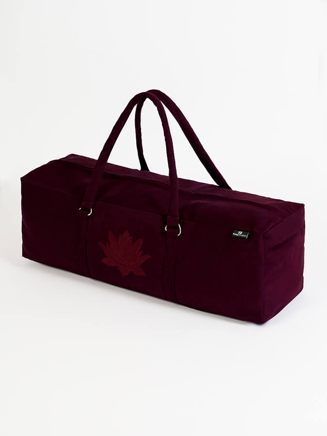 GOTS Certified Organic Cotton Yoga Bag - Eco-Friendly Yoga Equipment Storage for Studio & Travel - Perfect for Yoga Mats, Blocks, and Accessories